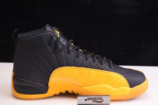 Rep Husky Air University Gold 130690-070 Retro Jordan 12 Black 0629